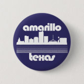 Badge Rond 5 Cm Amarillo Texas (Devant)