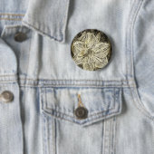Badge Rond 5 Cm Amaryllis Old Time Sketch (En situation)