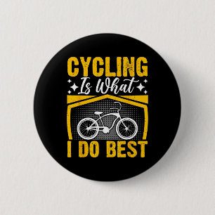 Badge Rond 5 Cm Amateur de cyclisme en montagne Vélo de route Cycl