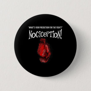 Badge Rond 5 Cm Amateur de films de boxe Anatomie Étudiant en biol
