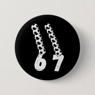 Badge Rond 5 Cm Amateur de football drôle 6 7 Mème Football Gen Al