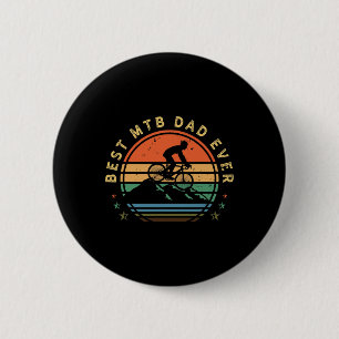 Badge Rond 5 Cm Amateur de vélo de montagne pour hommes rétro cycl