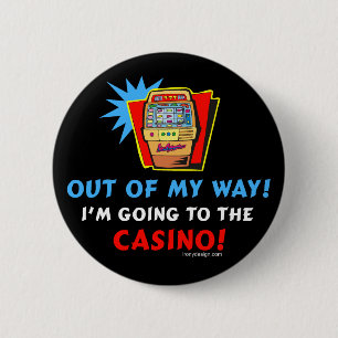 Badge Rond 5 Cm Amateurs de casino