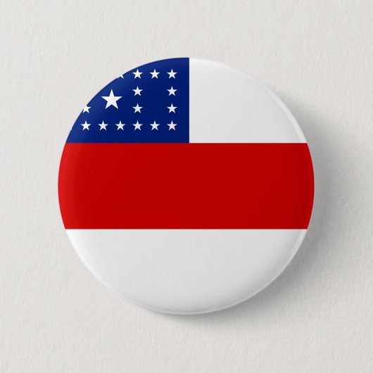 Badge Rond 5 Cm Amazonas, bouton drapeau de l'état brésilien (Devant)