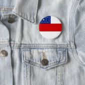 Badge Rond 5 Cm Amazonas, bouton drapeau de l'état brésilien (En situation)