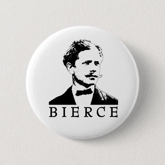 Badge Rond 5 Cm Ambrose Bierce (Devant)