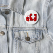 Badge Rond 5 Cm Ambulance / TEM (En situation)