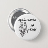 Badge Rond 5 Cm ÂME S?UR 30 ans (Devant & derrière)