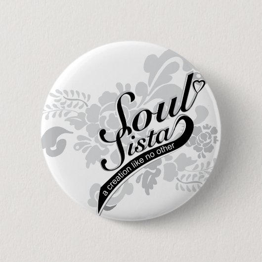 Badge Rond 5 Cm Âme Sista (Devant)