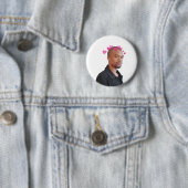 Badge Rond 5 Cm Ameer Vann avec des coeurs - goupille de (En situation)