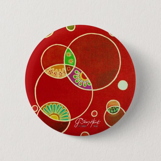 Badge Rond 5 Cm Améliorez ensemble (Devant)