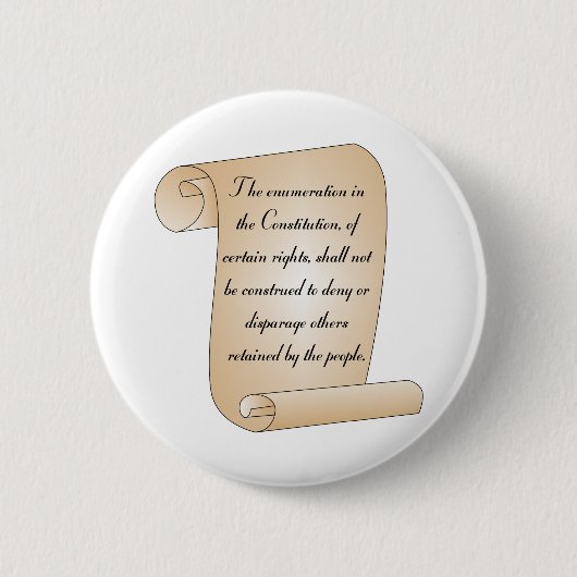 Badge Rond 5 Cm Amendement constitutionnel 9 (Devant)