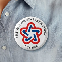 America 250 - 1776-2026 Star Design Vintage