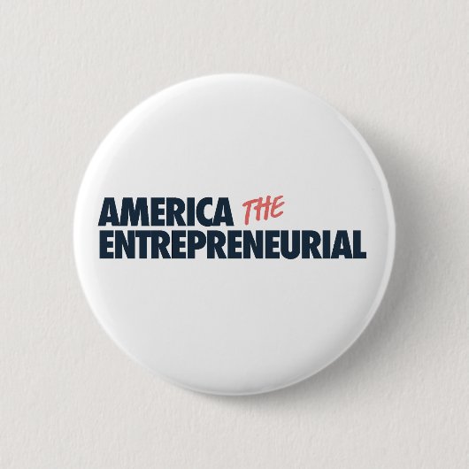 Badge Rond 5 Cm America the Entrepreneurial Button (Devant)