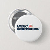 Badge Rond 5 Cm America the Entrepreneurial Button (Devant & derrière)