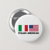 Badge Rond 5 Cm Américain italien (Devant & derrière)