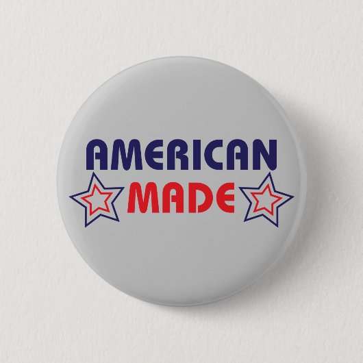 Badge Rond 5 Cm American Fade Grey (Devant)