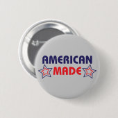 Badge Rond 5 Cm American Fade Grey (Devant & derrière)