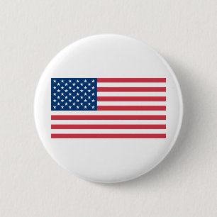 Badge Rond 5 Cm American Flag