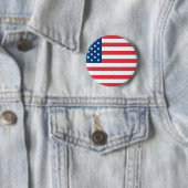 Badge Rond 5 Cm American Flag (En situation)