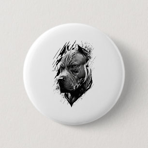 Badge Rond 5 Cm American Staffordshire Terrier