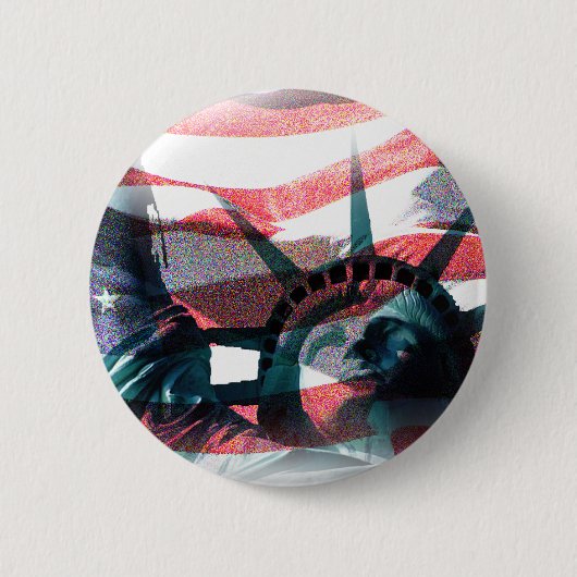 Badge Rond 5 Cm American Way Liberty (Devant)