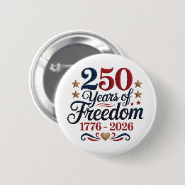 Badge Rond 5 Cm America's 250th Anniversary Americana