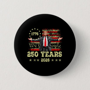 Badge Rond 5 Cm Amérique 4 juillet 2026 250 ans de liberté