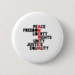 Badge Rond 5 Cm Amérique anti-Trump Signification1
