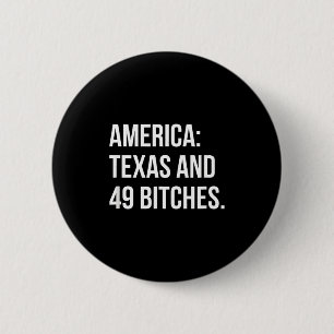 Badge Rond 5 Cm Amérique Texas Et 49 Es