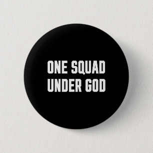 Badge Rond 5 Cm Amérique Une Équipe Sous Dieu (trump 2020)