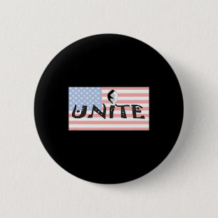 Badge Rond 5 Cm Amérique Unie Biden Trump Campagne Élection