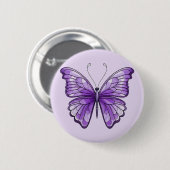 Badge Rond 5 Cm Amethyst Wings (Devant & derrière)