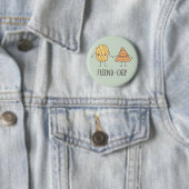 Badge Rond 5 Cm Ami amusant chips (En situation)