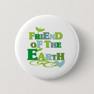 Badge Rond 5 Cm Ami de la terre