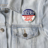 Badge Rond 5 Cm Ami des personnes - bouton (En situation)