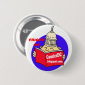 Badge Rond 5 Cm AMI d'insigne de ComicsDC (Devant & derrière)