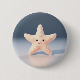Badge Rond 5 Cm Amidon rose