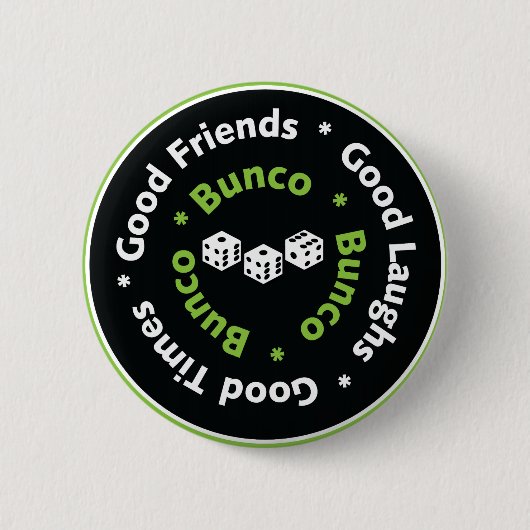 Badge Rond 5 Cm amis de matrices de bunco bons (Devant)