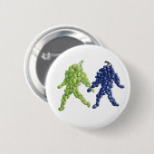 Badge Rond 5 Cm Amis du raisin (Devant & derrière)