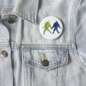 Badge Rond 5 Cm Amis du raisin (En situation)