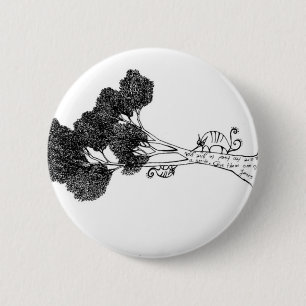 Badge Rond 5 Cm Amis heureux d'arbre