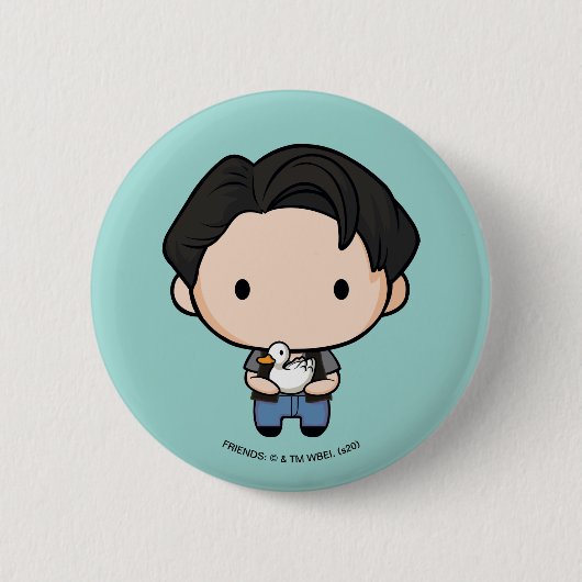 Badge Rond 5 Cm AMIS™ | Joey Chibi (Devant)