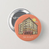 Badge Rond 5 Cm AMIS™ | Monica's Apartment Building (Devant & derrière)