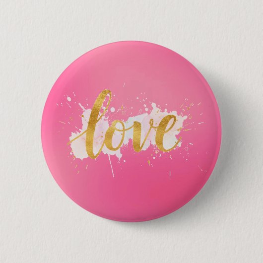 Badge Rond 5 Cm Amour (Devant)