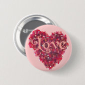 Badge Rond 5 Cm Amour (Devant & derrière)