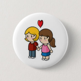 Badge Rond 5 Cm Amour