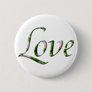 Badge Rond 5 Cm Amour