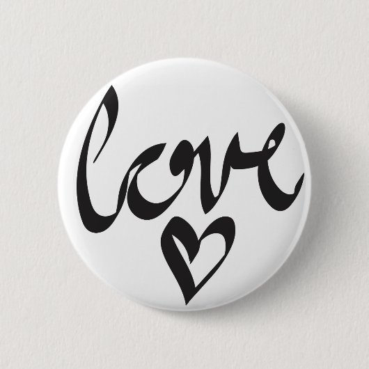 Badge Rond 5 Cm Amour (Devant)