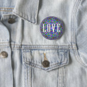 BADGE ROND 5 CM AMOUR (En situation)